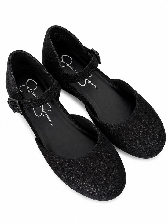 Jessica Simpson Shoes - Jessica Simpson Black Glitter Mary Jane Shoes – Women’s Size 5